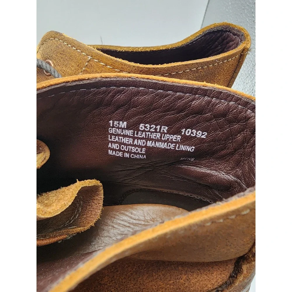 Timberland Earthkeepers Cap Toe Boot Mens 15 Brown Good Leather Chukka 5321R